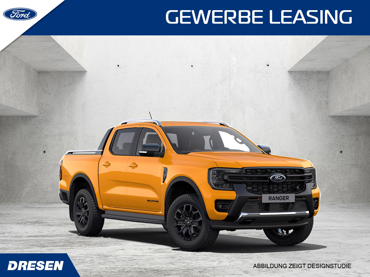 Ford-Ranger-Wildtrac-Gelb-Gewerbe-Leasing