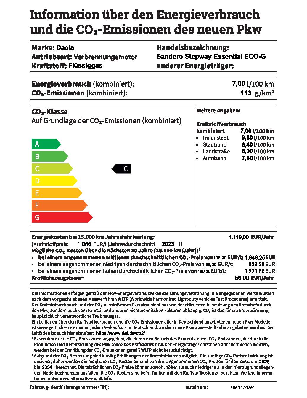 ENKV-Label_Sandero_Stepway_ECO-G100