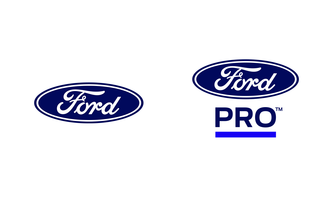 Logos Ford und Ford Pro