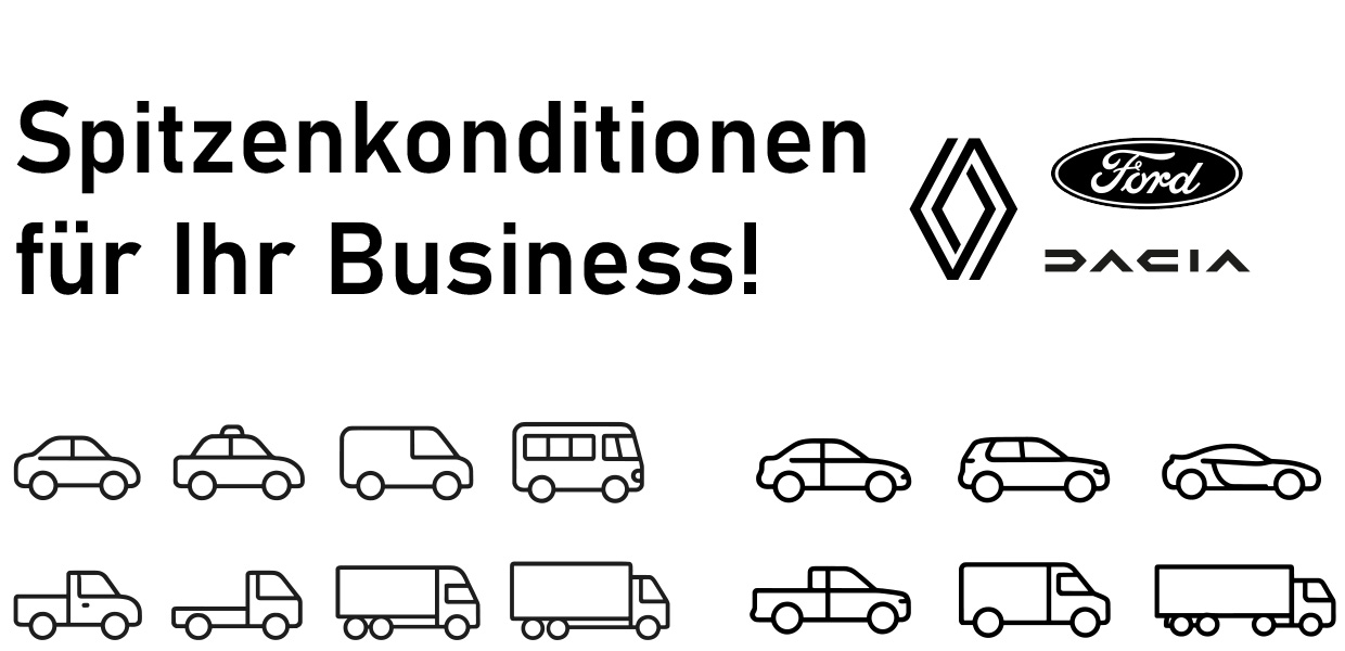 Fahrzeugpikogramme zur Sonderaktion