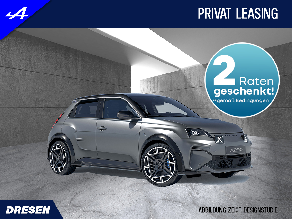 Alpine A290 Grau Angebotskachel