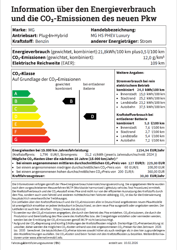 MG HS PHEV Luxury MY255_2601