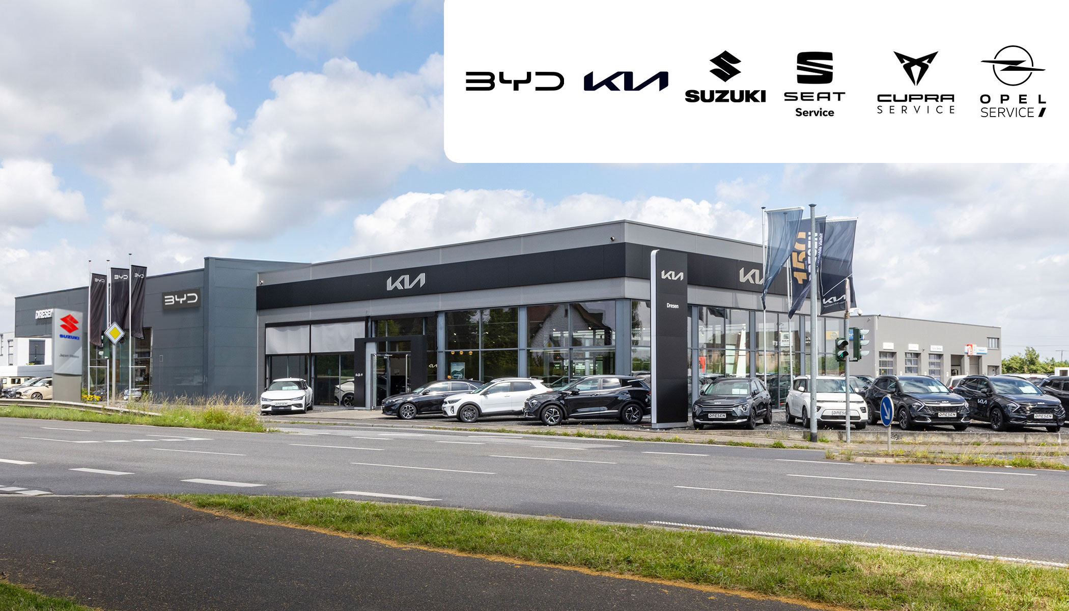 Standortbild Korschenbroich mit Markenlogos