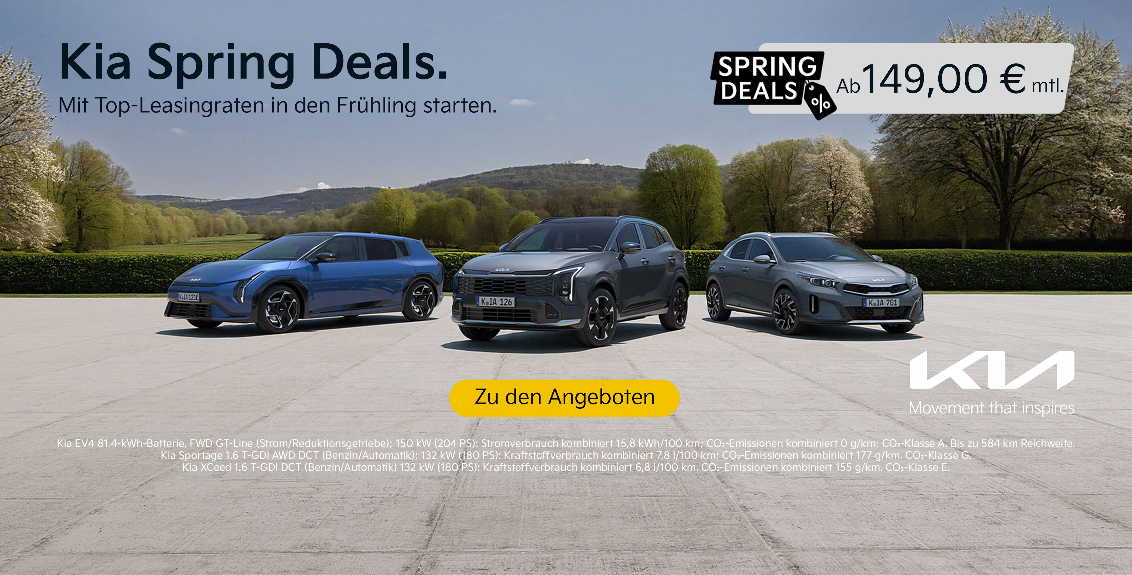 Kia EV4, Sportage und X-Ceed