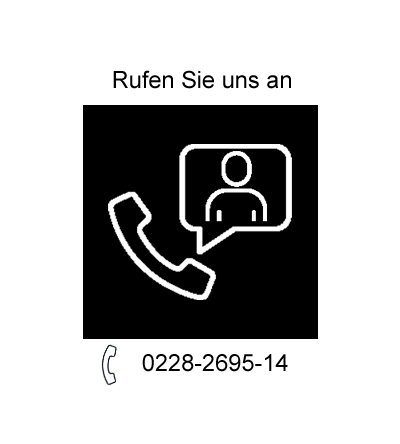 Telefonnummer für Anfragen an den BYD Verkauf in Bonn +49 2228 2695 0