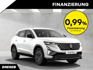 Renault Austral Weiß mit gelbem Button