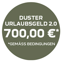 Grüner Störer Urlaubsgeld