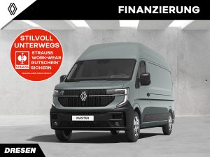 Renault Master mit rotem Strauss Störer