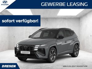 TUCSON GRAU mit blauem Störer